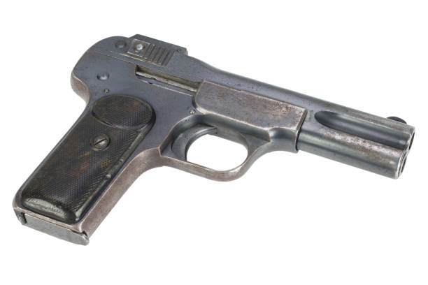 istock Old rusty handgun early 20th century 1186769657
