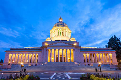 The Capitol Building in Olympia, Washington, USA