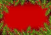 istock Red Christmas Background 1186773357