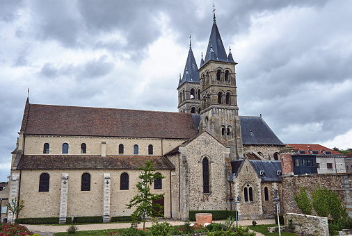 gothic Collegiate Church of Notre-Dame de Melun, France