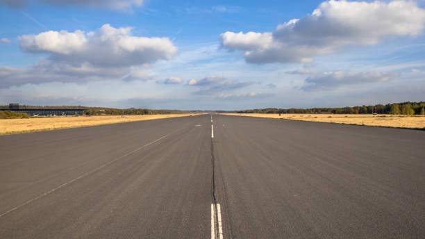 istock Runway on airport 1186777239