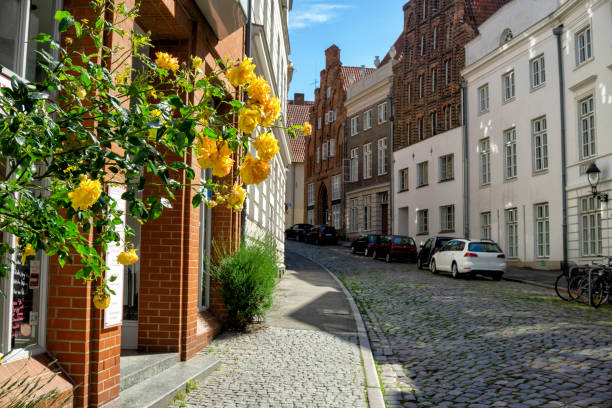 Old street Lubeck town