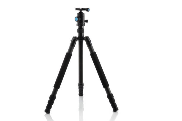 istock Camera Tripod Ball Head isolated on white background 1186778502