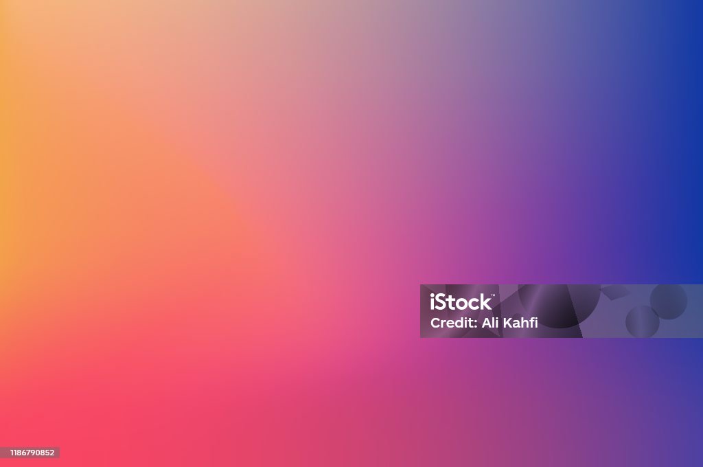 Abstract Blurred Colorful Background Color Gradient stock vector