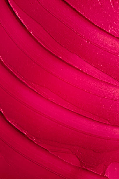 립스틱 배경 - coral pink abstract paint 뉴스 사진 이미지