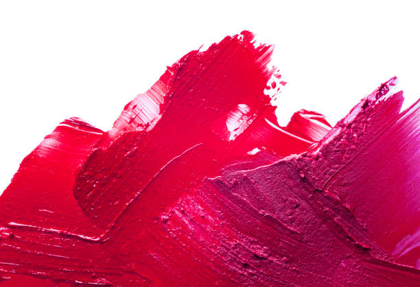 fond de rouge à lèvres - crushed make up cosmetics lipstick photos et images de collection