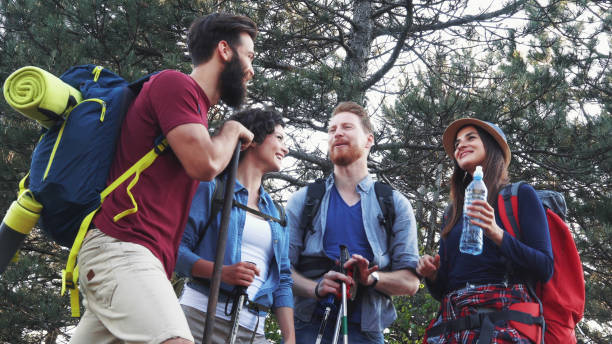 istock Friends at team building 1186804172