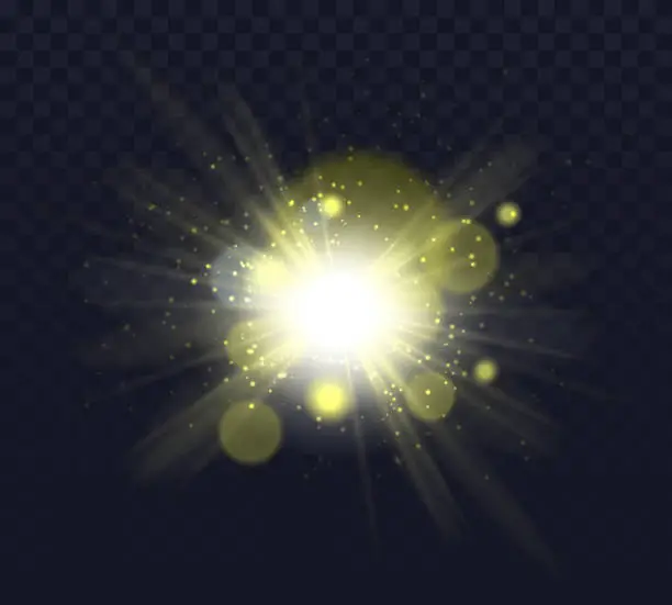 Vector illustration of light explode