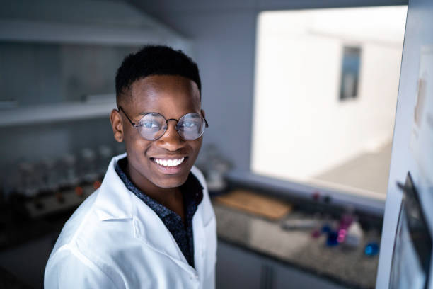 istock Portrait of smiling scientist at laboratory 1186817825