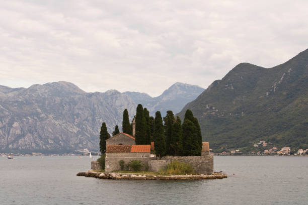 istock The old monastery on the island . Perast. Montenegro. 1186827486