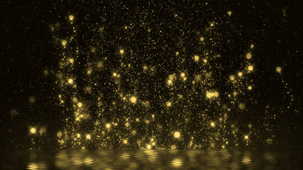 istock gold particle rising floating around abstract  glittering background festive season happy new year and merry christmas 1186836544