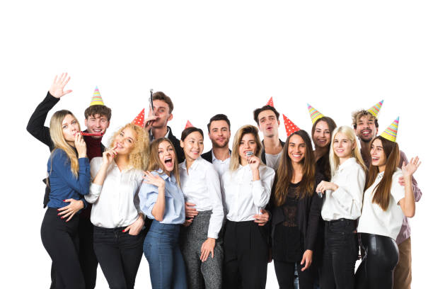 istock Holiday. Happy young people having fun, party. 1186840311
