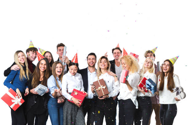istock Holiday. Happy young people having fun, party. 1186840339