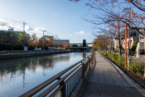 istock Shinkawa River autumn colours(Edogawa, Japan) 1186847505