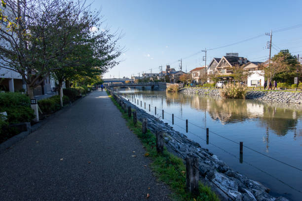 istock Shinkawa River autumn colours(Edogawa, Japan) 1186847545