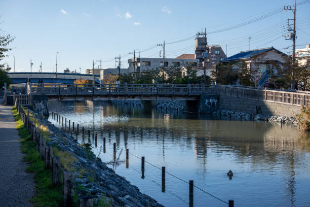 istock Shinkawa River autumn colours(Edogawa, Japan) 1186848060