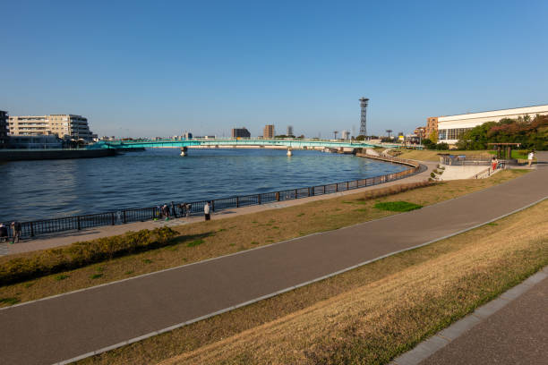 Nakagawa River in the Tokyo, Japan