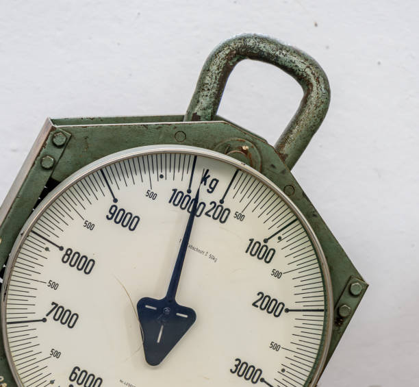 istock Heavy crane gauge up to 10 tons limit 1186849434