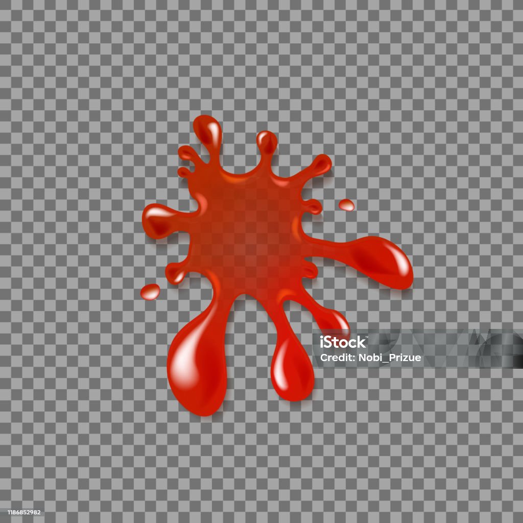 Realistic Blood Spatter Stock Illustration - Download Image Now