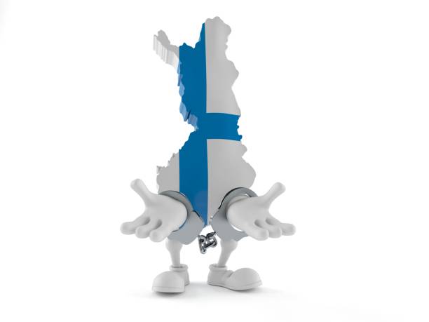 istock Finland character in handcuffs 1186854699