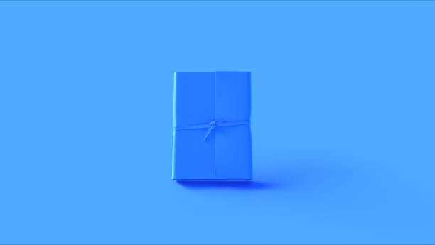 istock Blue Small Notebook Tied with a Ribbon 1186859818