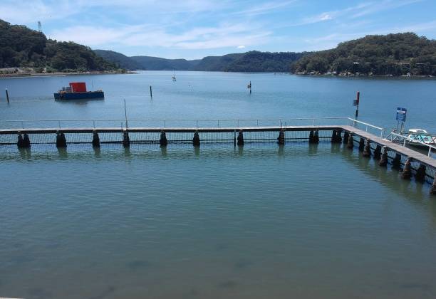 istock Panoramic views of Hawkesbury River Sydney Australia 1186863615