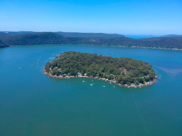 istock Panoramic views of Hawkesbury River Sydney Australia 1186863673