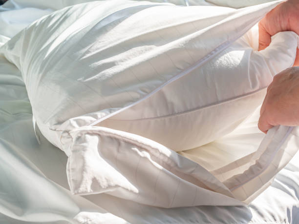 istock Using zippered dust mites pillow covers is the easiest and fastest way to protect your allergy. 1186864909