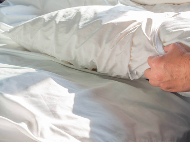 istock Using zippered dust mites pillow covers is the easiest and fastest way to protect your allergy. 1186865169