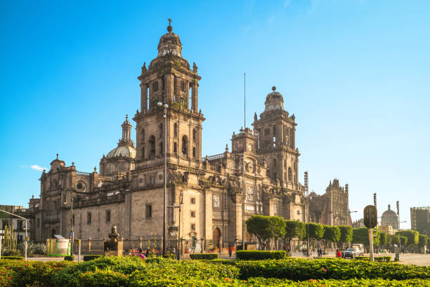 Metropolitan Cathedral Mexico City Metropolitan Cathedral in Mexico cathedrals stock pictures, royalty-free photos & images