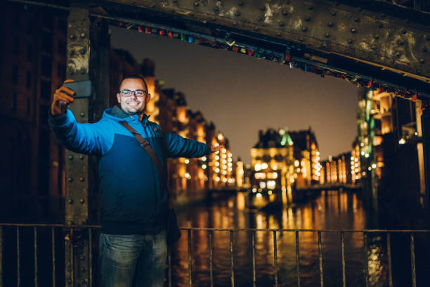 istock Night selfies from Hamburg 1186875550