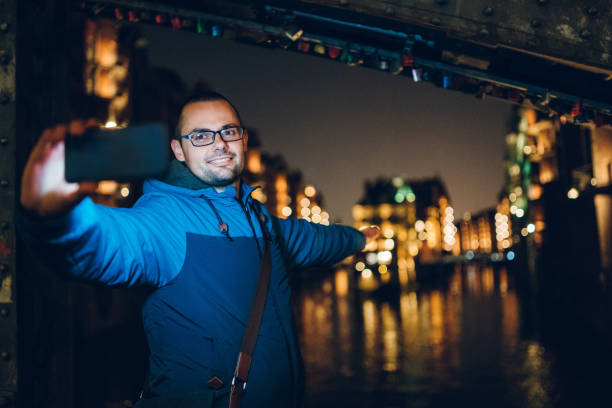 istock Night selfies from Hamburg 1186875564