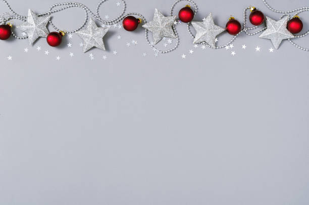 istock Christmas holiday background. Xmas background top view. 1186877648