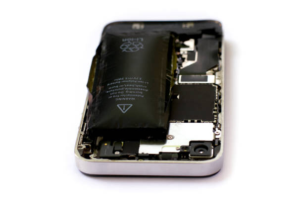 istock Swollen mobile phone battery 1186878216