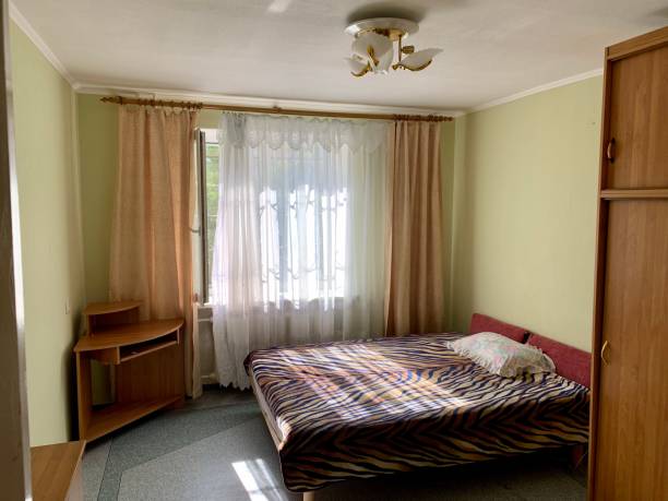 istock beautiful bedroom and bed with tiger bed 1186880489