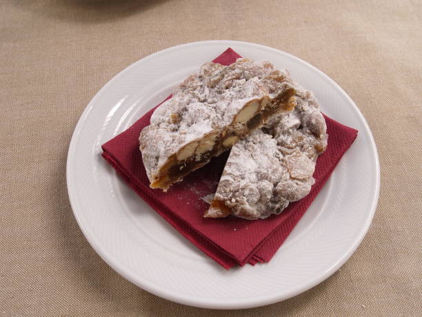 istock A Cup of Coffee with Panforte cake. 1186880987