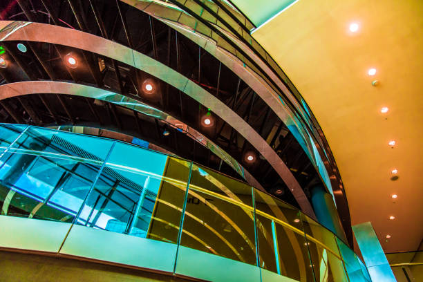 istock Futuristic Modern Interior Architecture in the City 1186881376