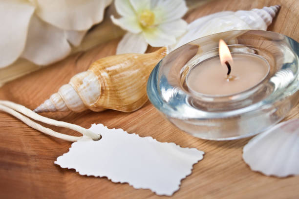 Wellness decoration and label background