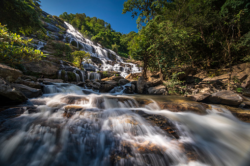 Mae Ya waterfall at Doi Inthanon national park, Chiang mai ,Thailand