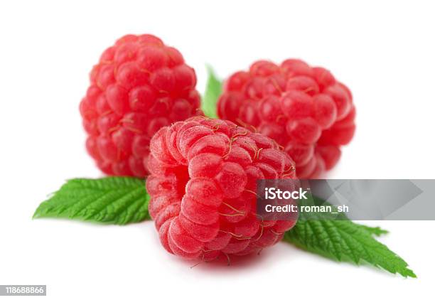 Raspberries Stock Photo - Download Image Now - Berry Fruit, Close-up, Color Image