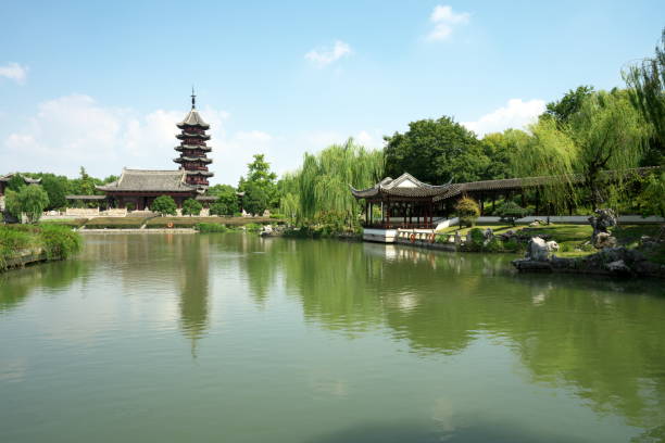 istock Ruiguang Tower in Nan Men, Suzhou, China 1186888701