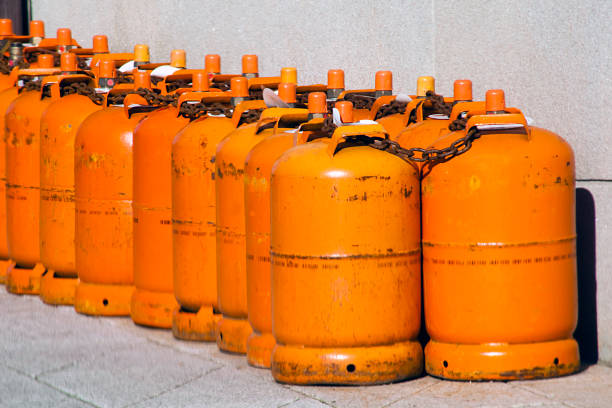 istock Butane gas cylinders 1186891536