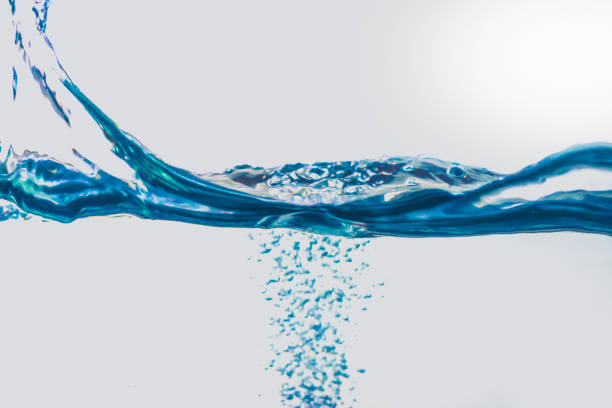 istock Water splash with bubbles of ai 1186893396