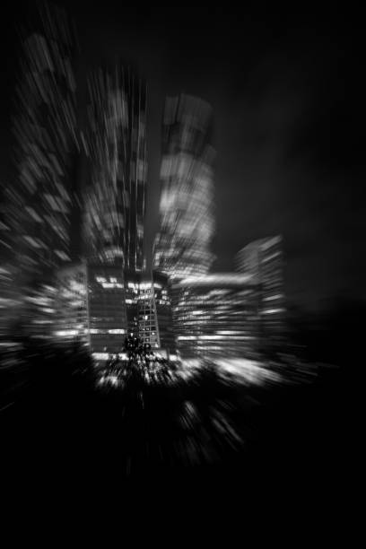 istock Business center with high skyscrapers 1186896314