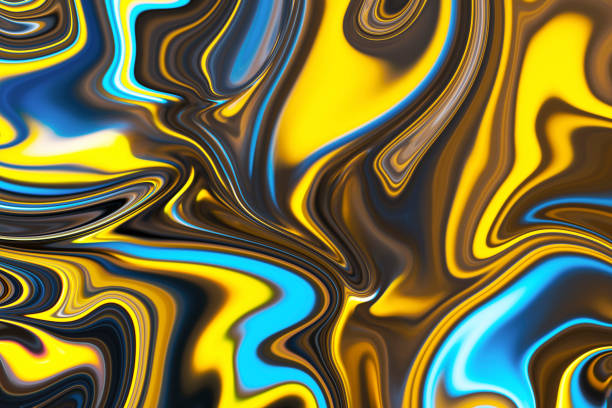 istock Molten abstract swirling background 1186896602
