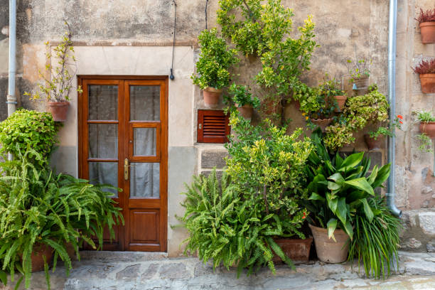 Old town of Valldemossa in Mallorca, Spain.