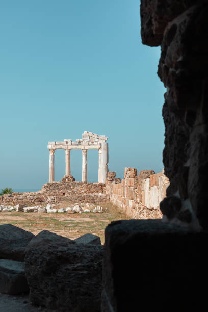 istock View to Apollo temple in Side 1186904545