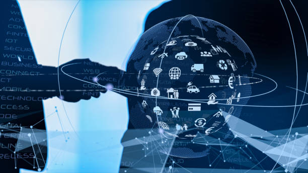 istock 5G and AI technology, Global communication network concept. 1186907421