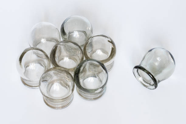 istock Massage jars for therapeutic massage on white background 1186909136