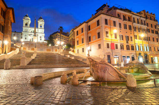 istock Spanish Steps at morning, Rome, Italy 1186916985